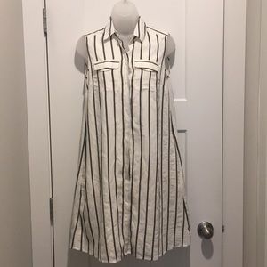 Sleeveless Striped Dress 👗,size-XXS, Striped